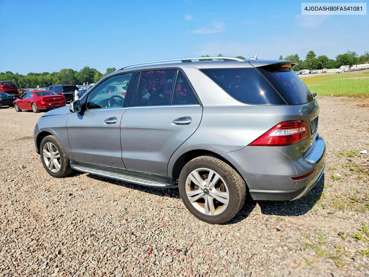 2015 Mercedes-Benz Ml 350 4Matic VIN: 4JGDA5HB0FA541081 Lot: 60580036