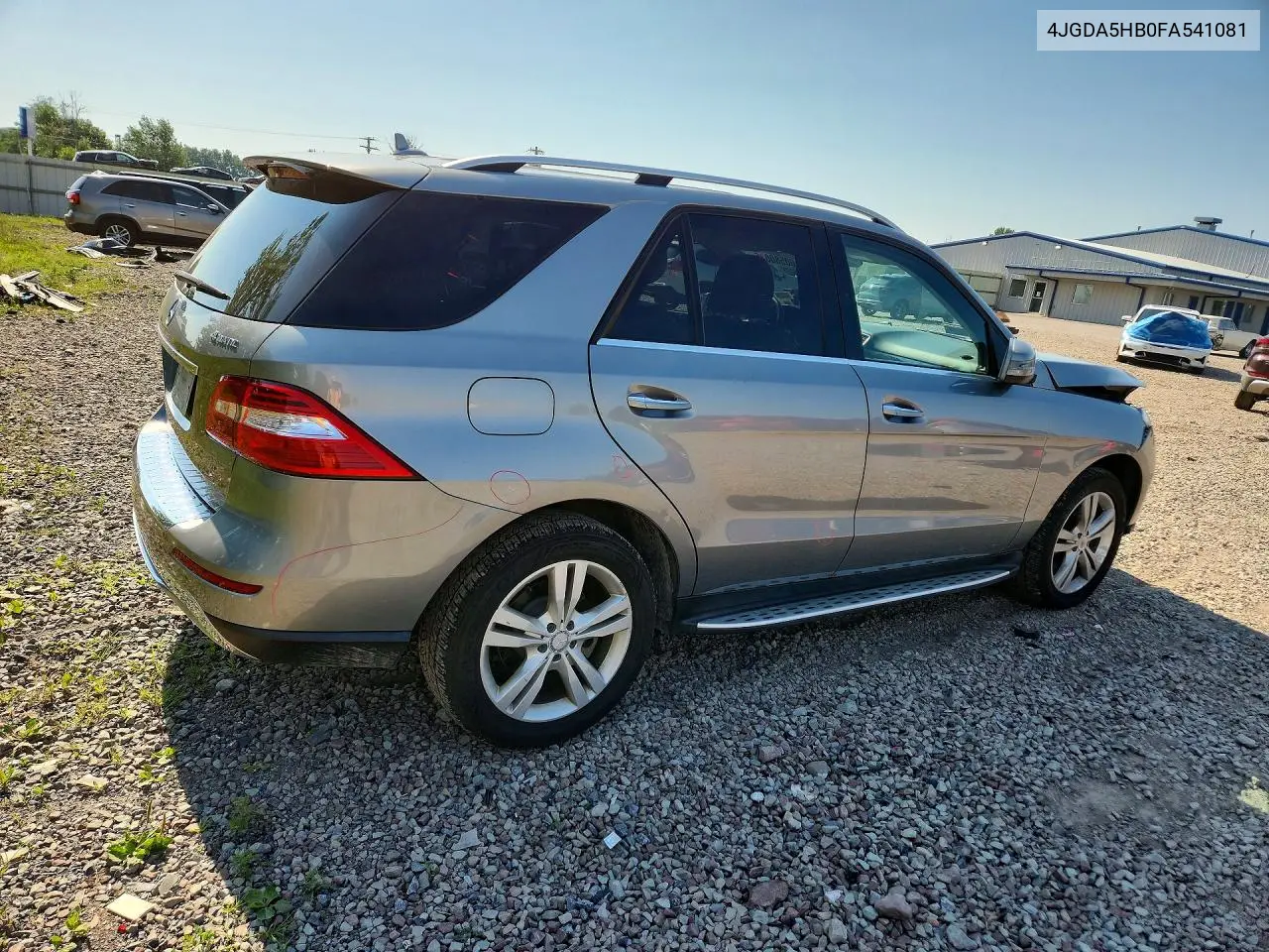 2015 Mercedes-Benz Ml 350 4Matic VIN: 4JGDA5HB0FA541081 Lot: 60580036