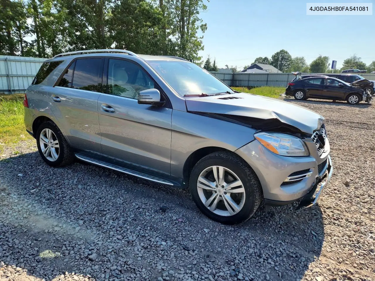 2015 Mercedes-Benz Ml 350 4Matic VIN: 4JGDA5HB0FA541081 Lot: 60580036
