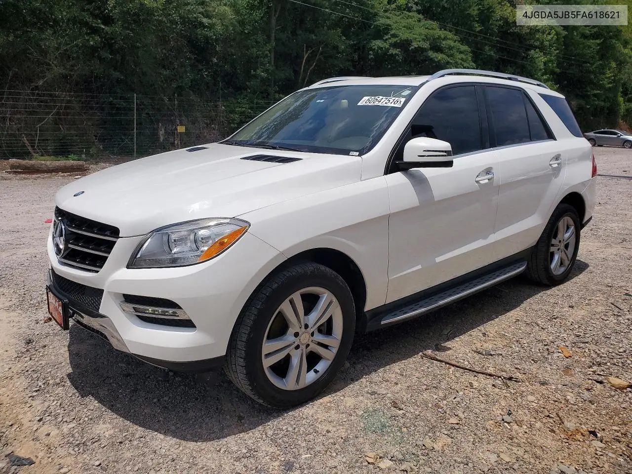 2015 Mercedes-Benz Ml 350 VIN: 4JGDA5JB5FA618621 Lot: 60647516