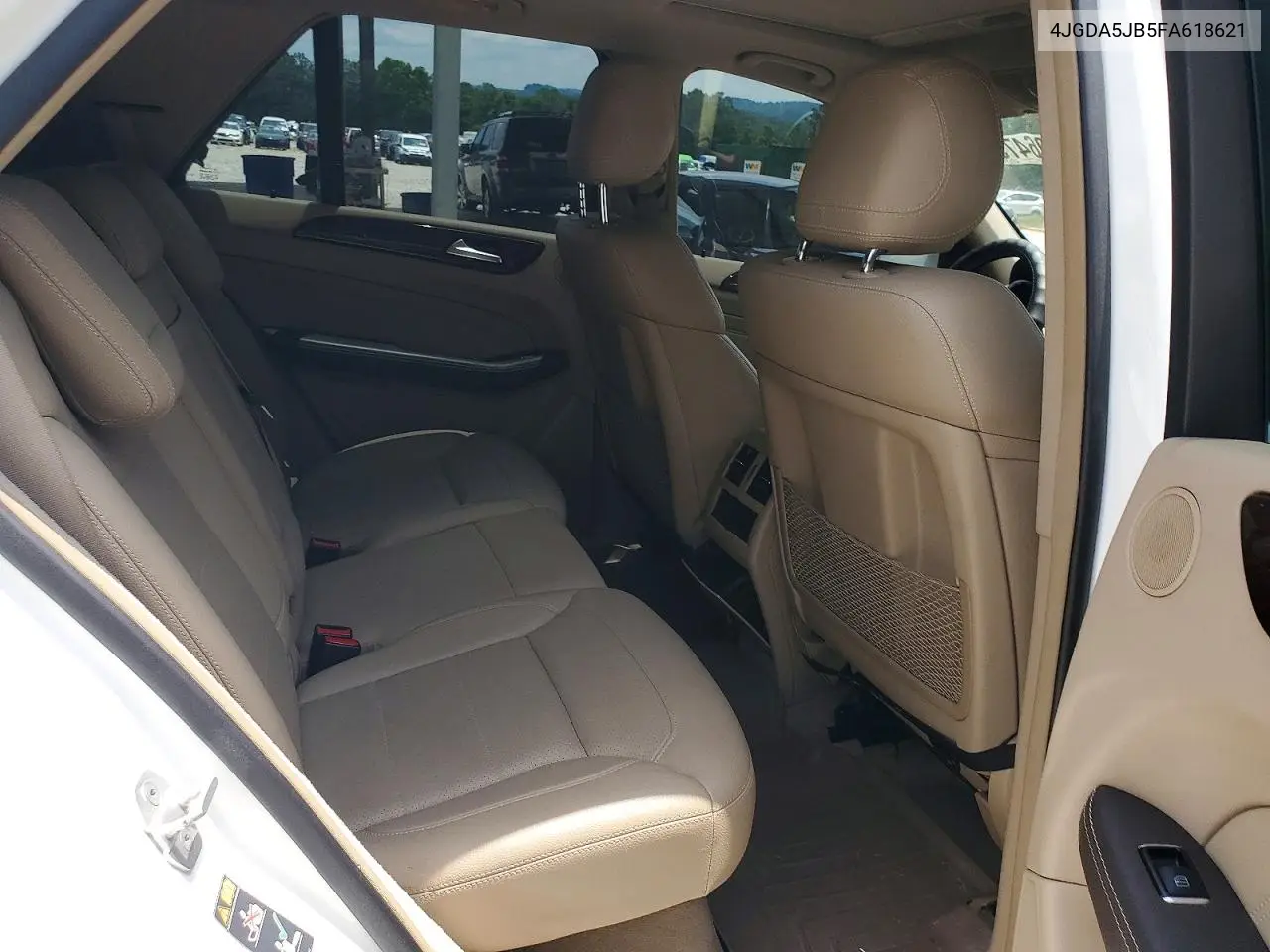 2015 Mercedes-Benz Ml 350 VIN: 4JGDA5JB5FA618621 Lot: 60647516