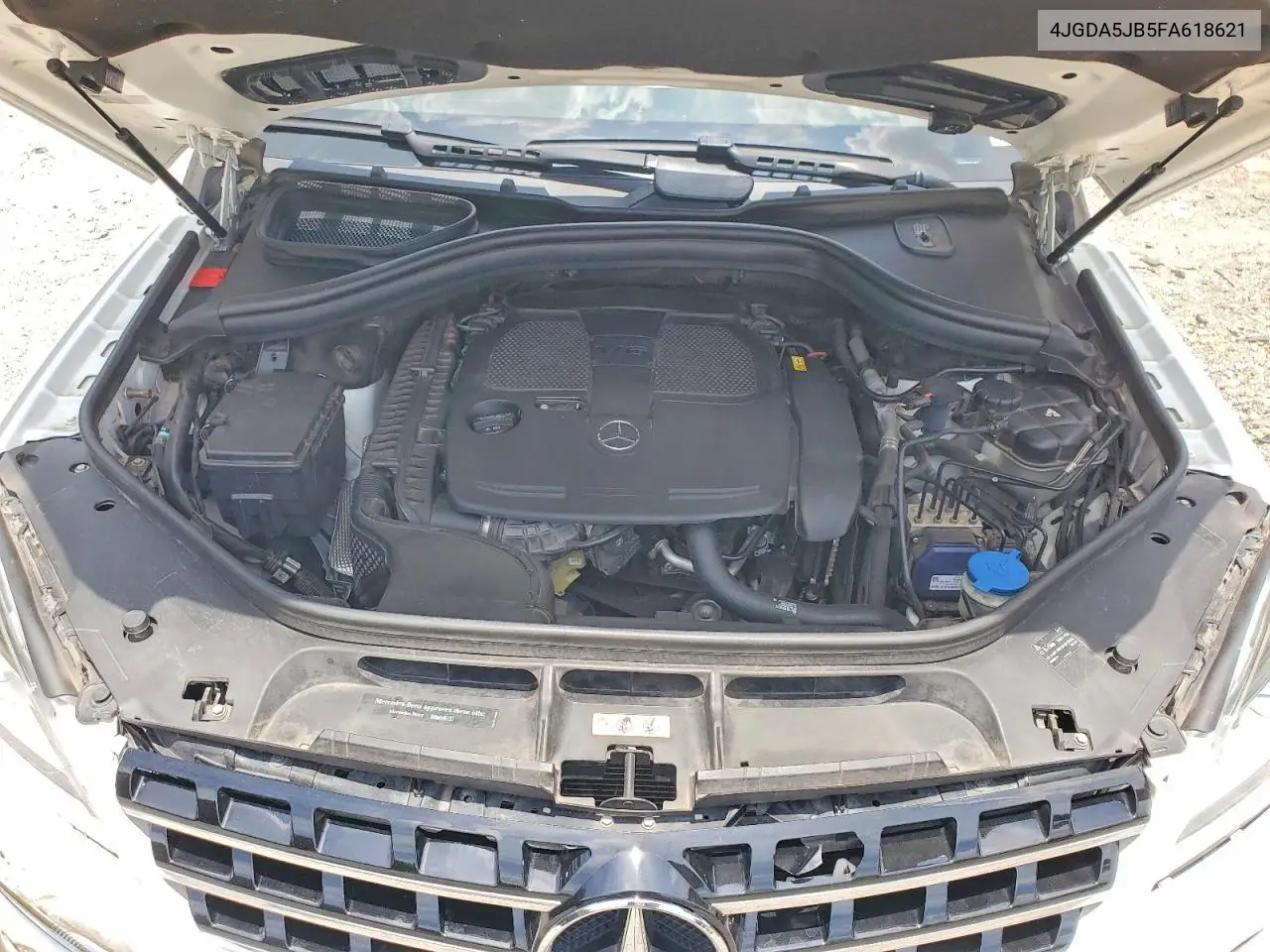 2015 Mercedes-Benz Ml 350 VIN: 4JGDA5JB5FA618621 Lot: 60647516