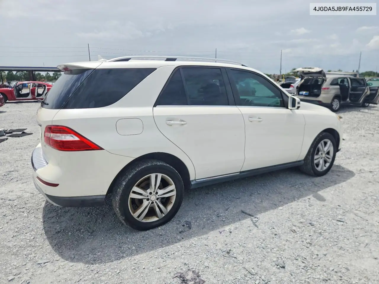 2015 Mercedes-Benz Ml 350 VIN: 4JGDA5JB9FA455729 Lot: 60994956