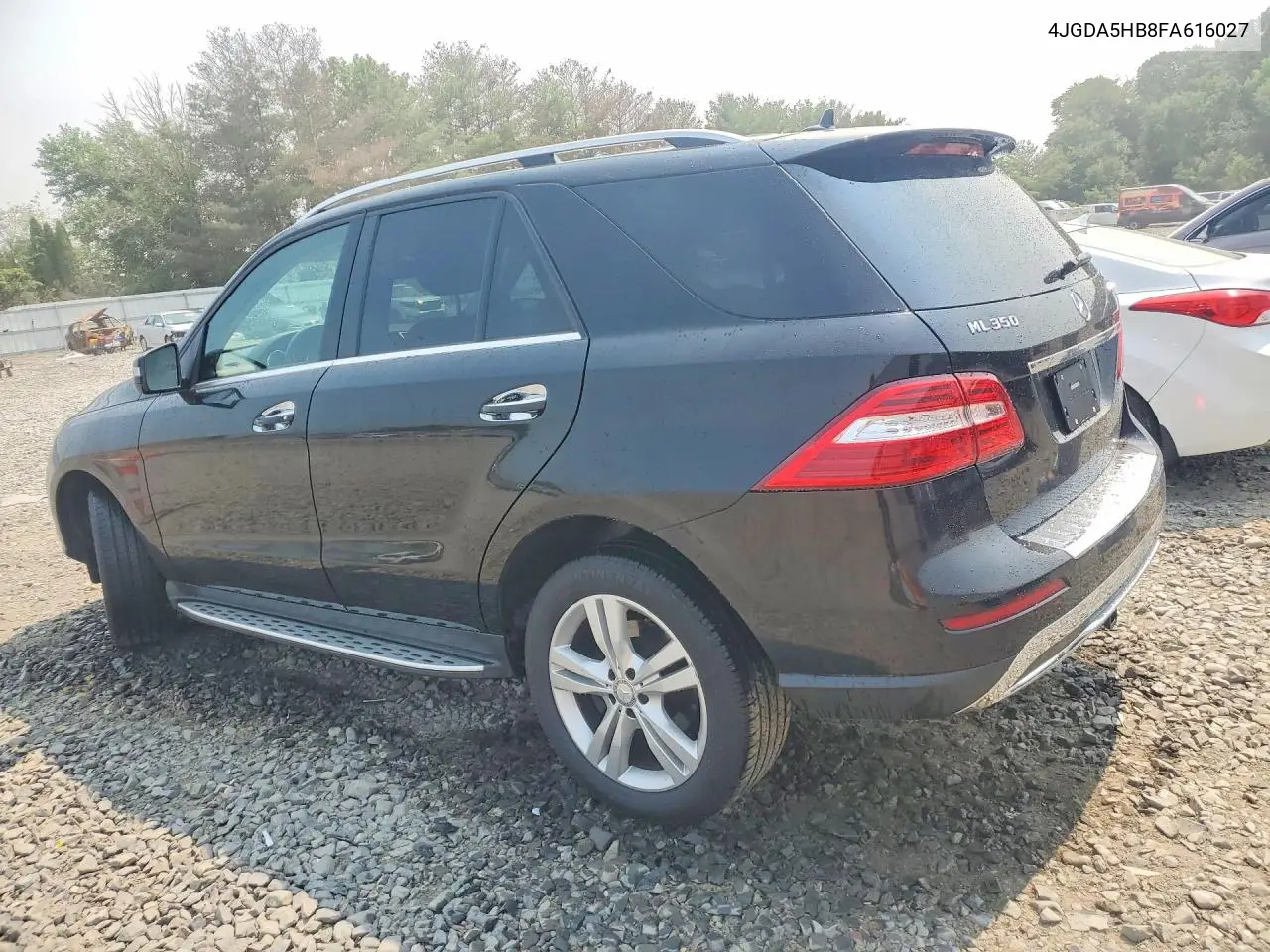 2015 Mercedes-Benz Ml 350 4Matic VIN: 4JGDA5HB8FA616027 Lot: 61115056