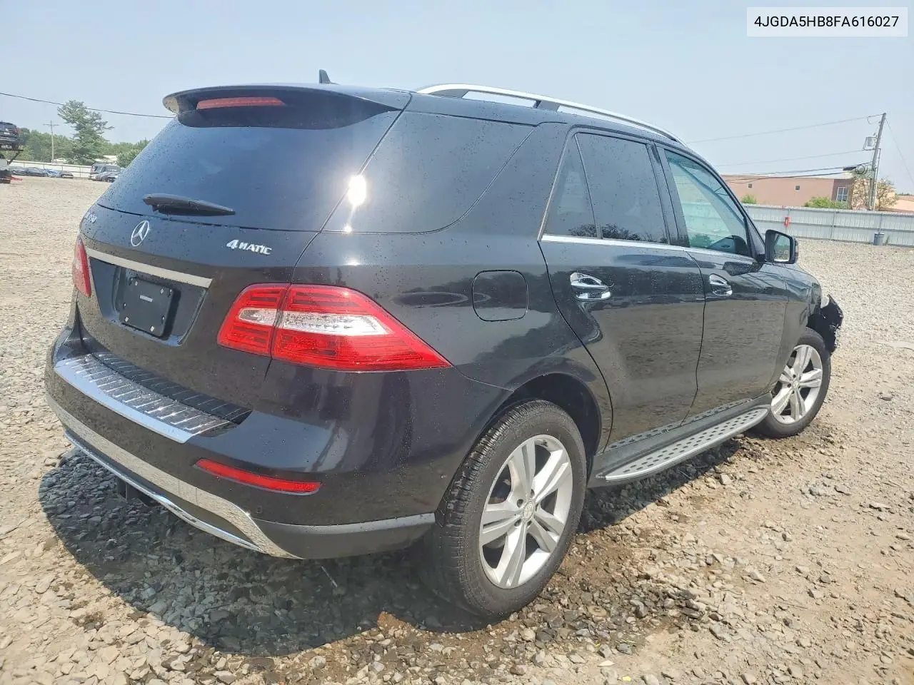 2015 Mercedes-Benz Ml 350 4Matic VIN: 4JGDA5HB8FA616027 Lot: 61115056