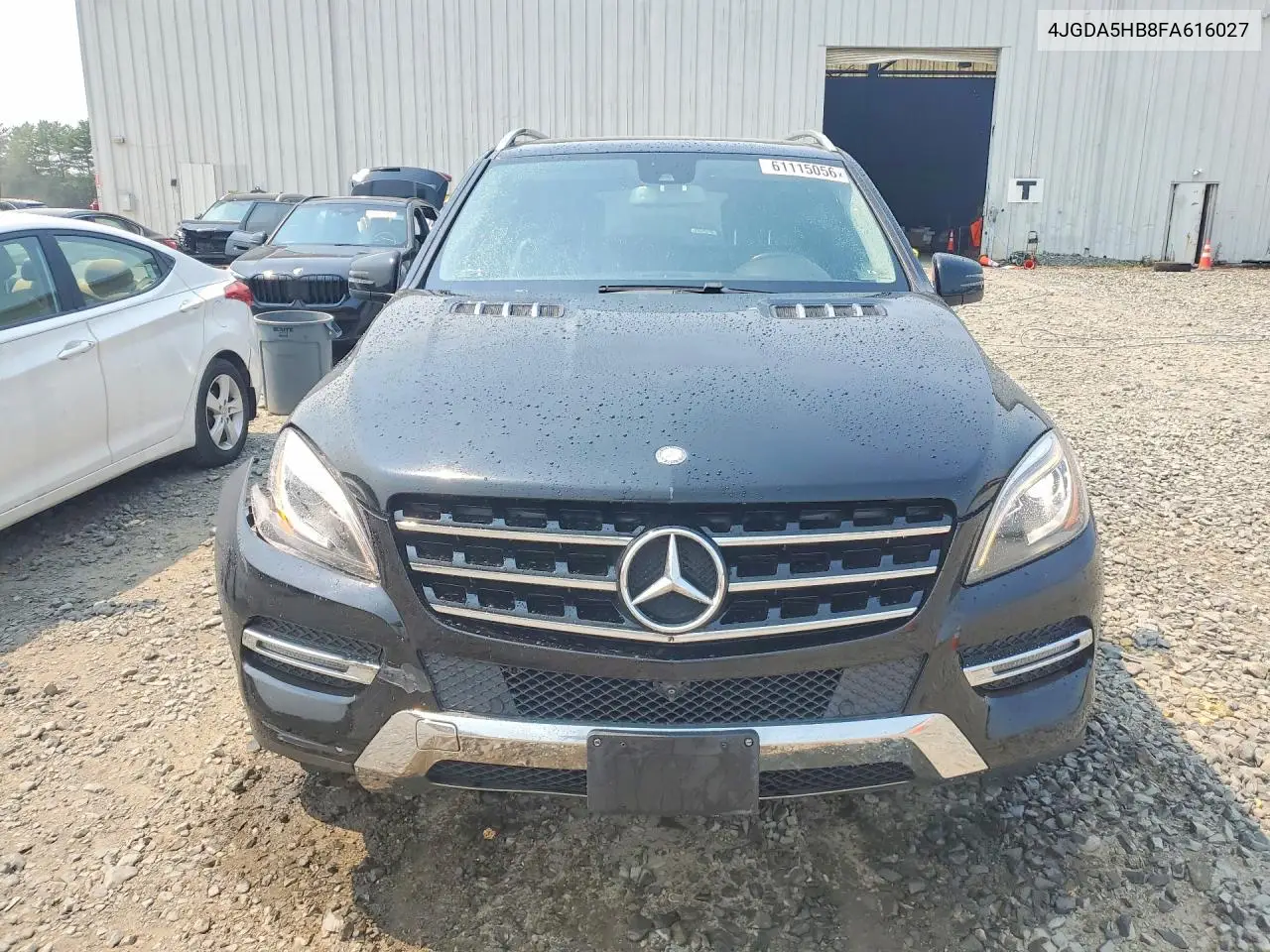 2015 Mercedes-Benz Ml 350 4Matic VIN: 4JGDA5HB8FA616027 Lot: 61115056