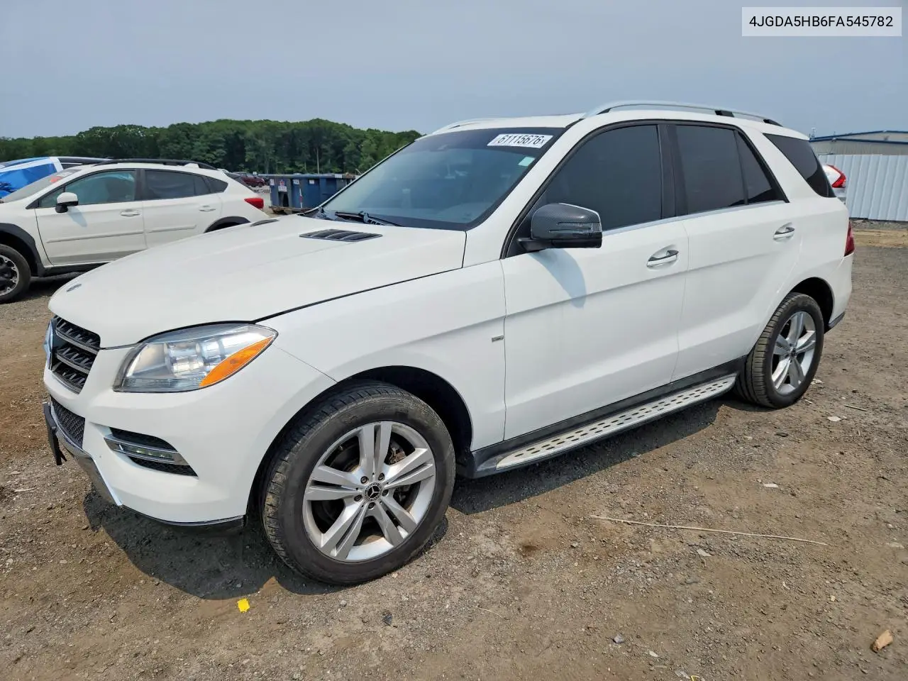 2015 Mercedes-Benz Ml 350 4Matic VIN: 4JGDA5HB6FA545782 Lot: 61115676