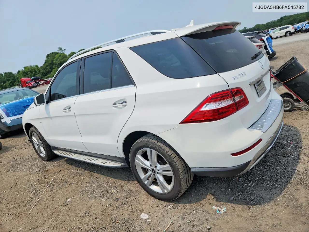 2015 Mercedes-Benz Ml 350 4Matic VIN: 4JGDA5HB6FA545782 Lot: 61115676