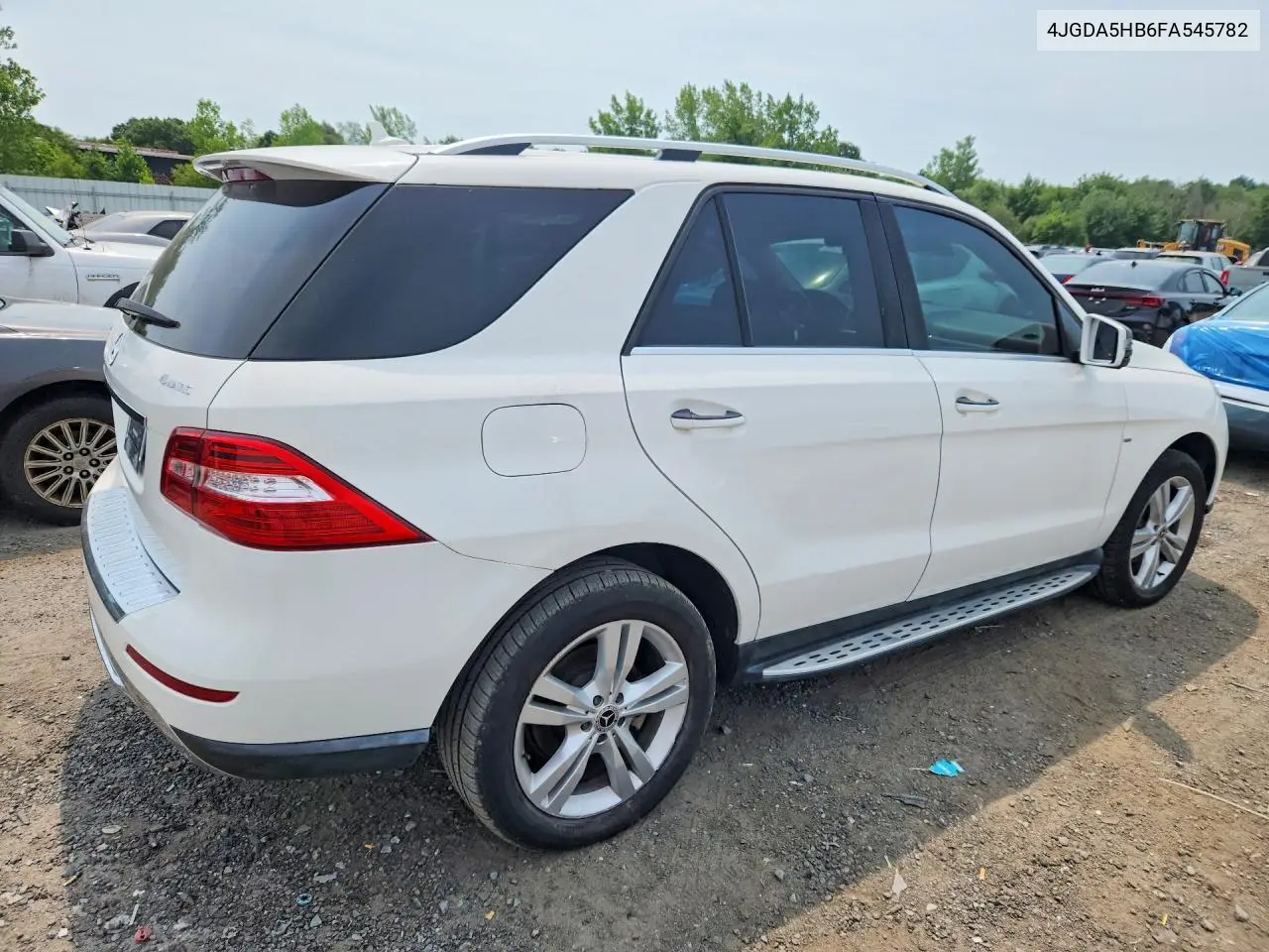 2015 Mercedes-Benz Ml 350 4Matic VIN: 4JGDA5HB6FA545782 Lot: 61115676