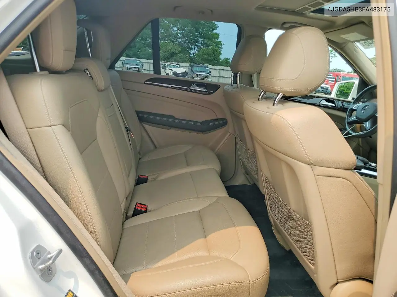 2015 Mercedes-Benz Ml 350 4Matic VIN: 4JGDA5HB3FA483175 Lot: 61174846