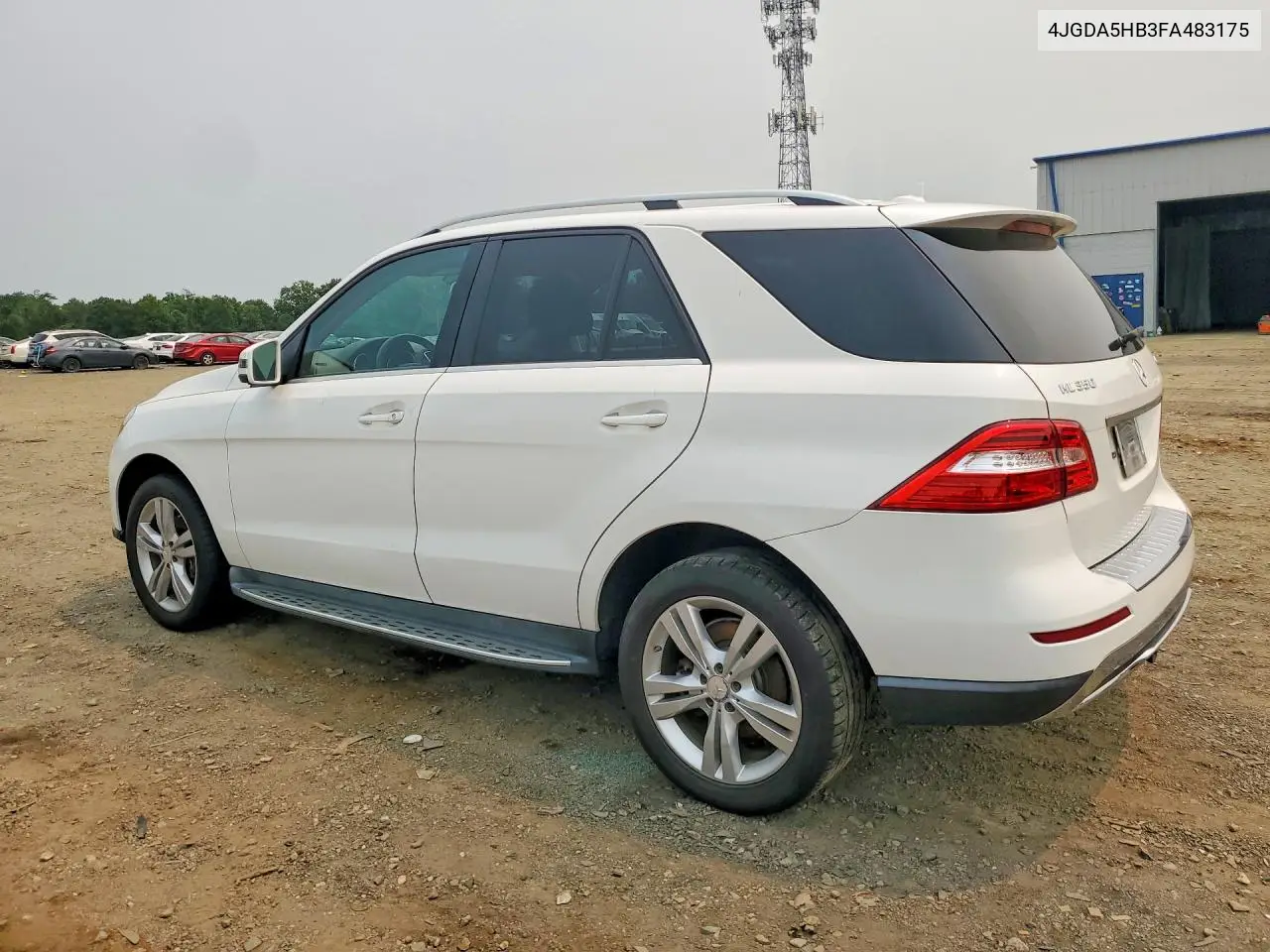 2015 Mercedes-Benz Ml 350 4Matic VIN: 4JGDA5HB3FA483175 Lot: 61174846