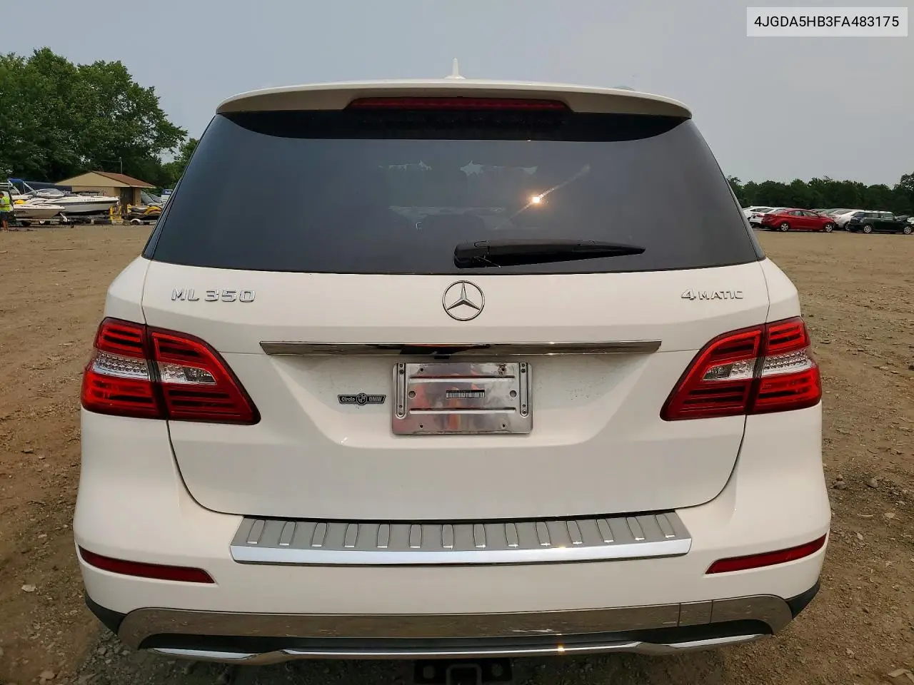2015 Mercedes-Benz Ml 350 4Matic VIN: 4JGDA5HB3FA483175 Lot: 61174846