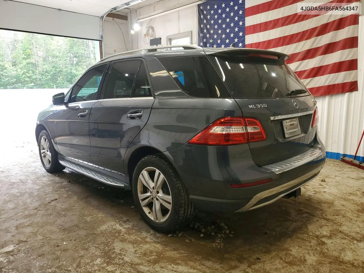 2015 Mercedes-Benz Ml 350 4Matic VIN: 4JGDA5HB6FA564347 Lot: 61175206