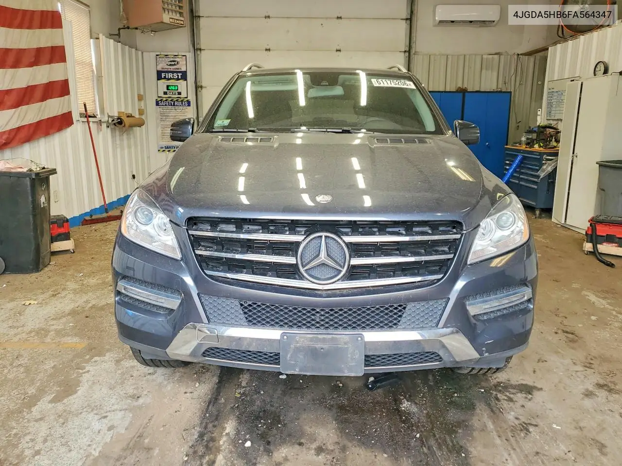 2015 Mercedes-Benz Ml 350 4Matic VIN: 4JGDA5HB6FA564347 Lot: 61175206