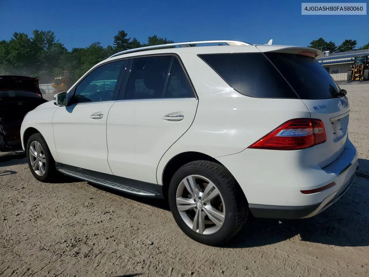 2015 Mercedes-Benz Ml 350 4Matic VIN: 4JGDA5HB0FA580060 Lot: 61440356