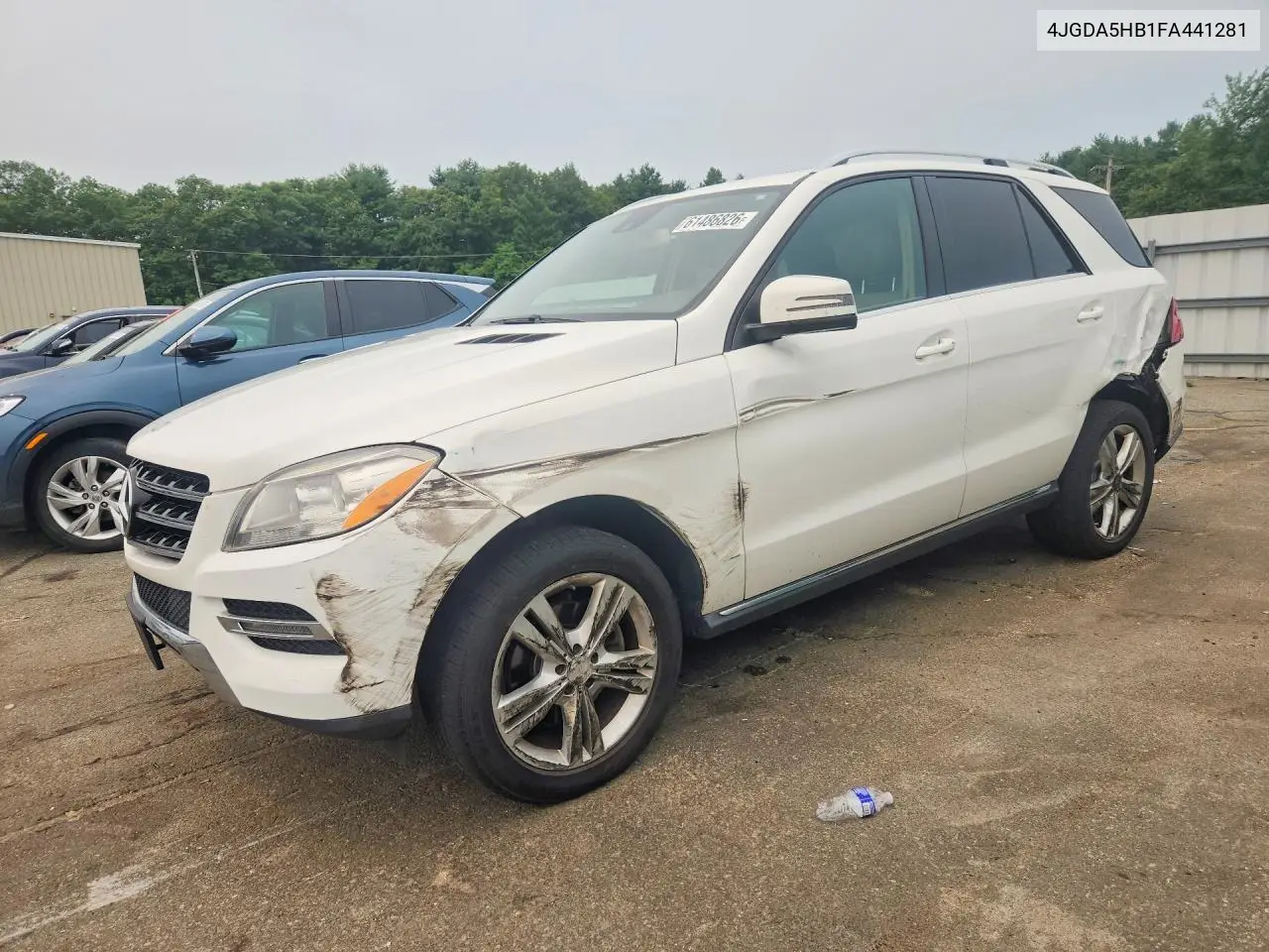 2015 Mercedes-Benz Ml 350 4Matic VIN: 4JGDA5HB1FA441281 Lot: 61486826