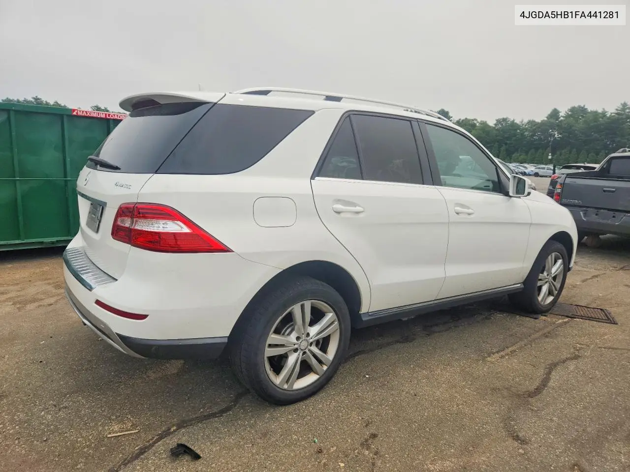 2015 Mercedes-Benz Ml 350 4Matic VIN: 4JGDA5HB1FA441281 Lot: 61486826