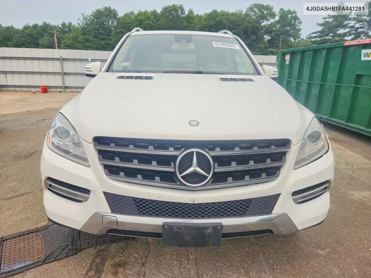 2015 Mercedes-Benz Ml 350 4Matic VIN: 4JGDA5HB1FA441281 Lot: 61486826