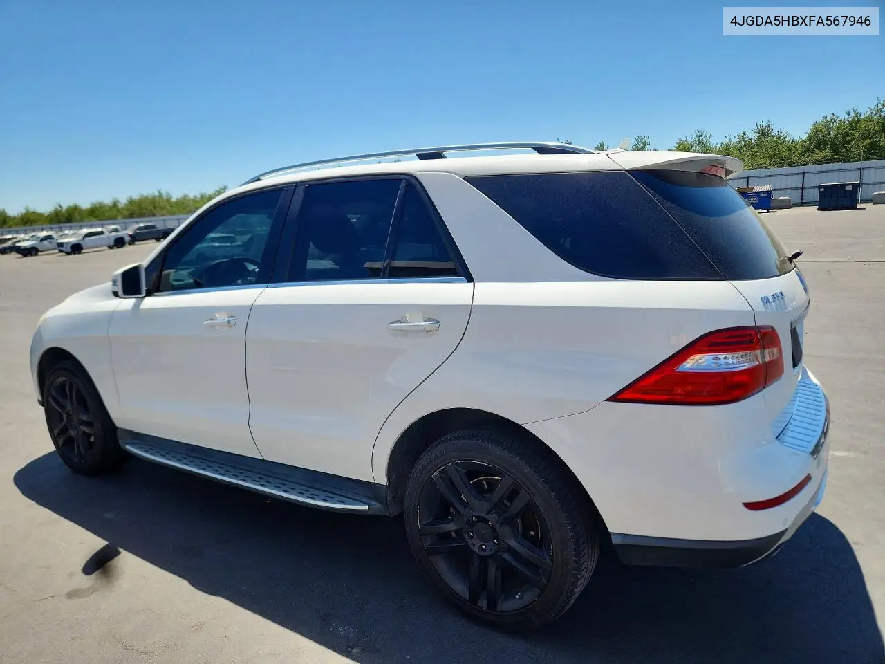 2015 Mercedes-Benz Ml 350 4Matic VIN: 4JGDA5HBXFA567946 Lot: 61942956