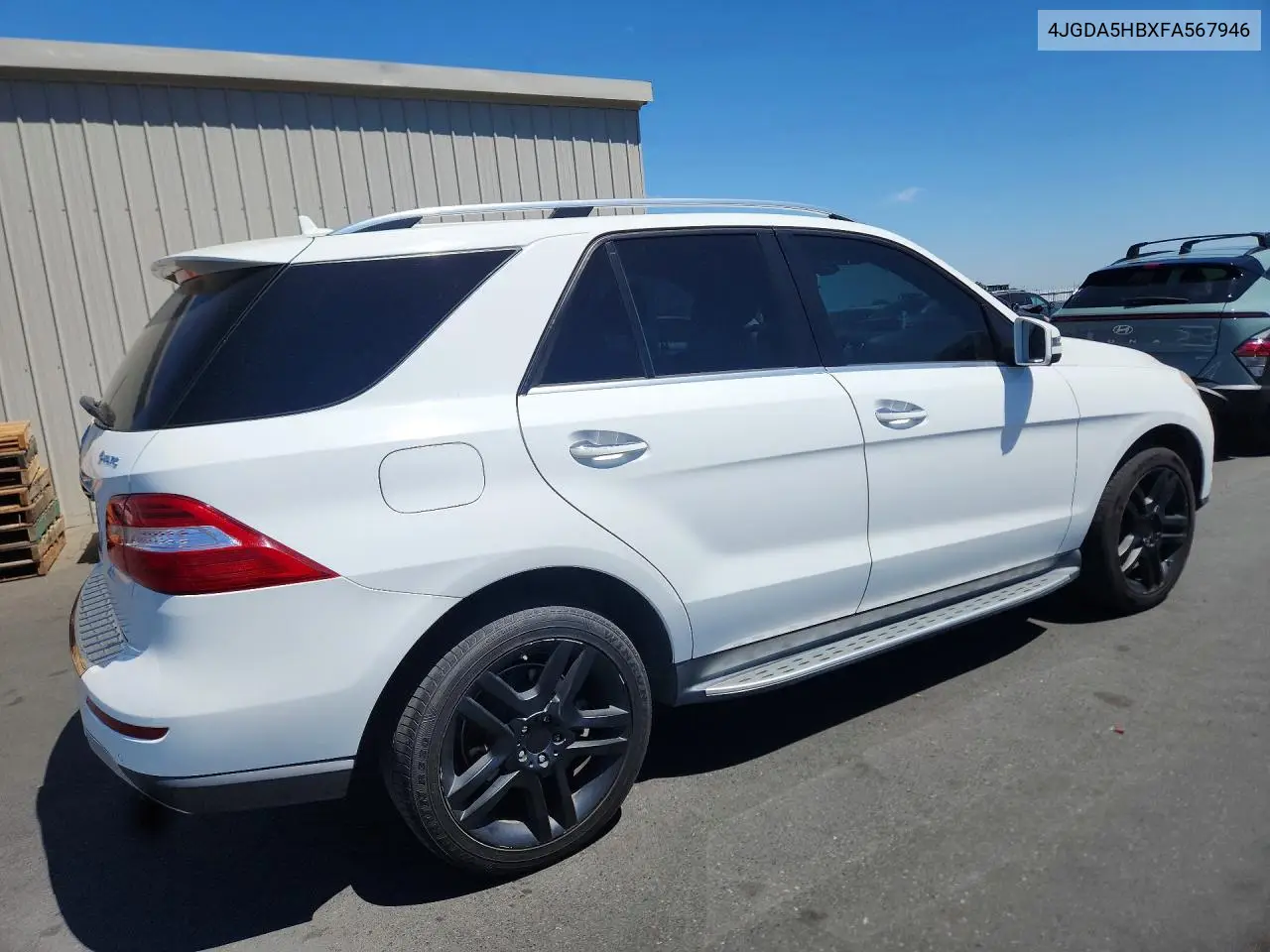 2015 Mercedes-Benz Ml 350 4Matic VIN: 4JGDA5HBXFA567946 Lot: 61942956