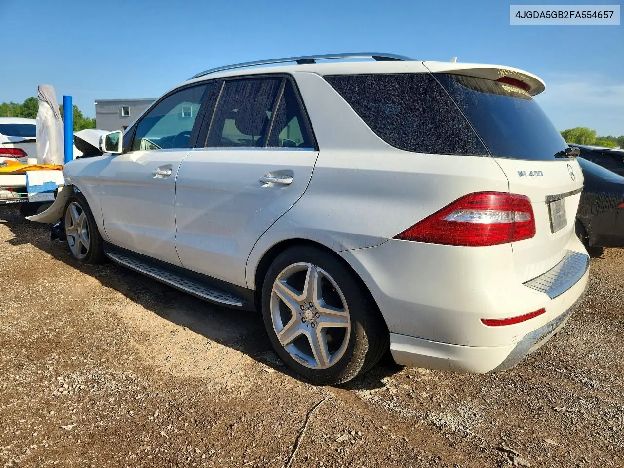 2015 Mercedes-Benz Ml 400 4Matic VIN: 4JGDA5GB2FA554657 Lot: 85455075
