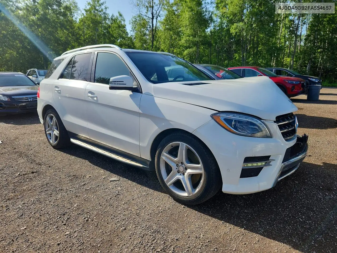 2015 Mercedes-Benz Ml 400 4Matic VIN: 4JGDA5GB2FA554657 Lot: 85455075