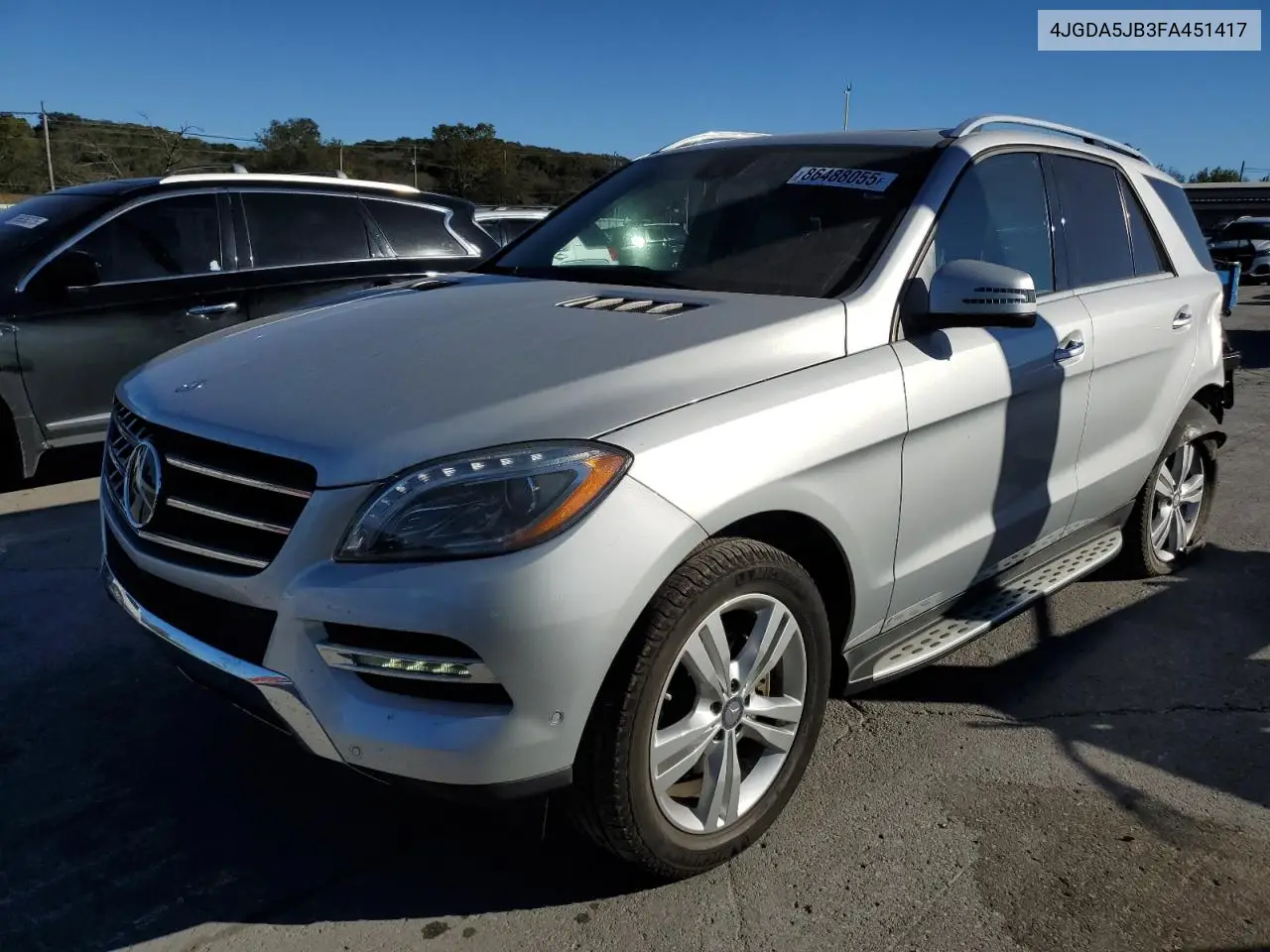 4JGDA5JB3FA451417 2015 Mercedes-Benz Ml 350