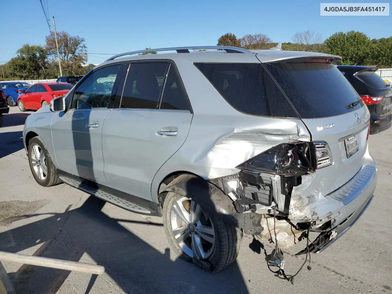 4JGDA5JB3FA451417 2015 Mercedes-Benz Ml 350