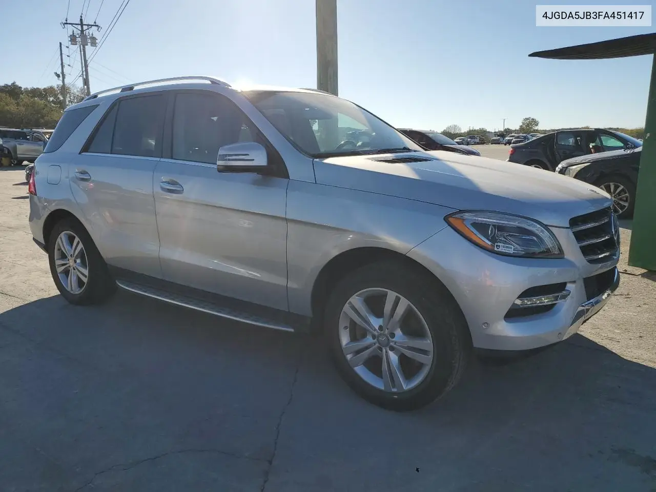 4JGDA5JB3FA451417 2015 Mercedes-Benz Ml 350