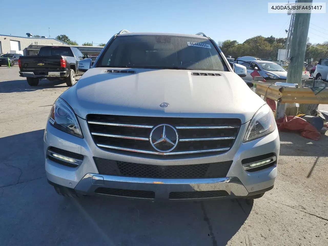 4JGDA5JB3FA451417 2015 Mercedes-Benz Ml 350