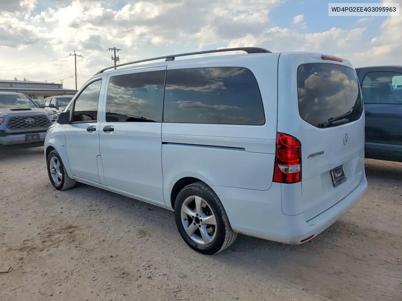 2016 Mercedes Benz Metris VIN: WD4PG2EE4G3095963 Lot: 48061636