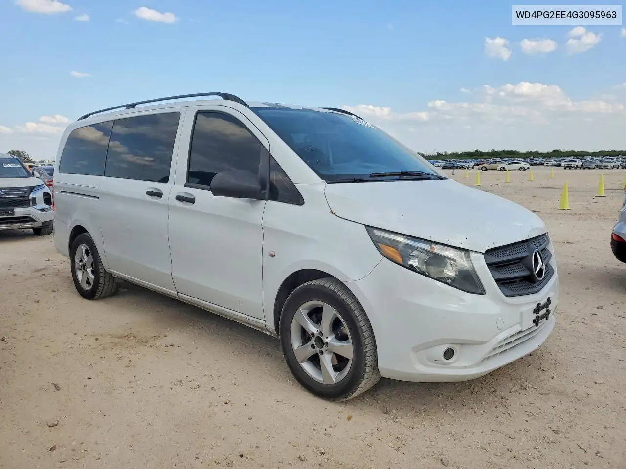 2016 Mercedes Benz Metris VIN: WD4PG2EE4G3095963 Lot: 48061636