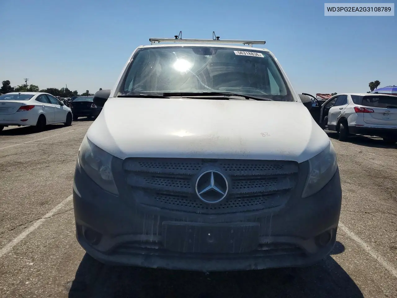 2016 Mercedes Benz Metris Delivery Van VIN: WD3PG2EA2G3108789 Lot: 56318836