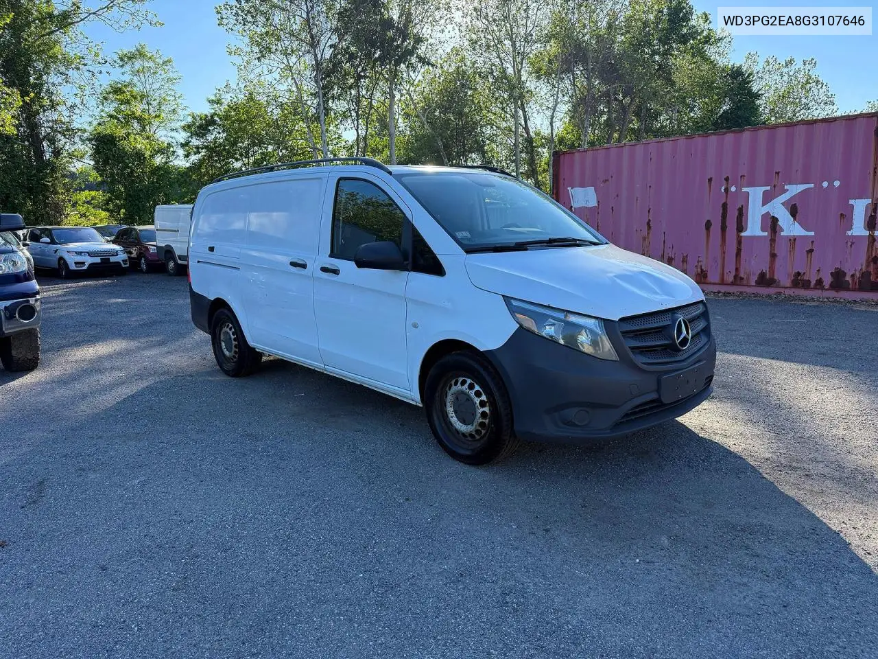 2016 Mercedes-Benz Metris VIN: WD3PG2EA8G3107646 Lot: 56544486