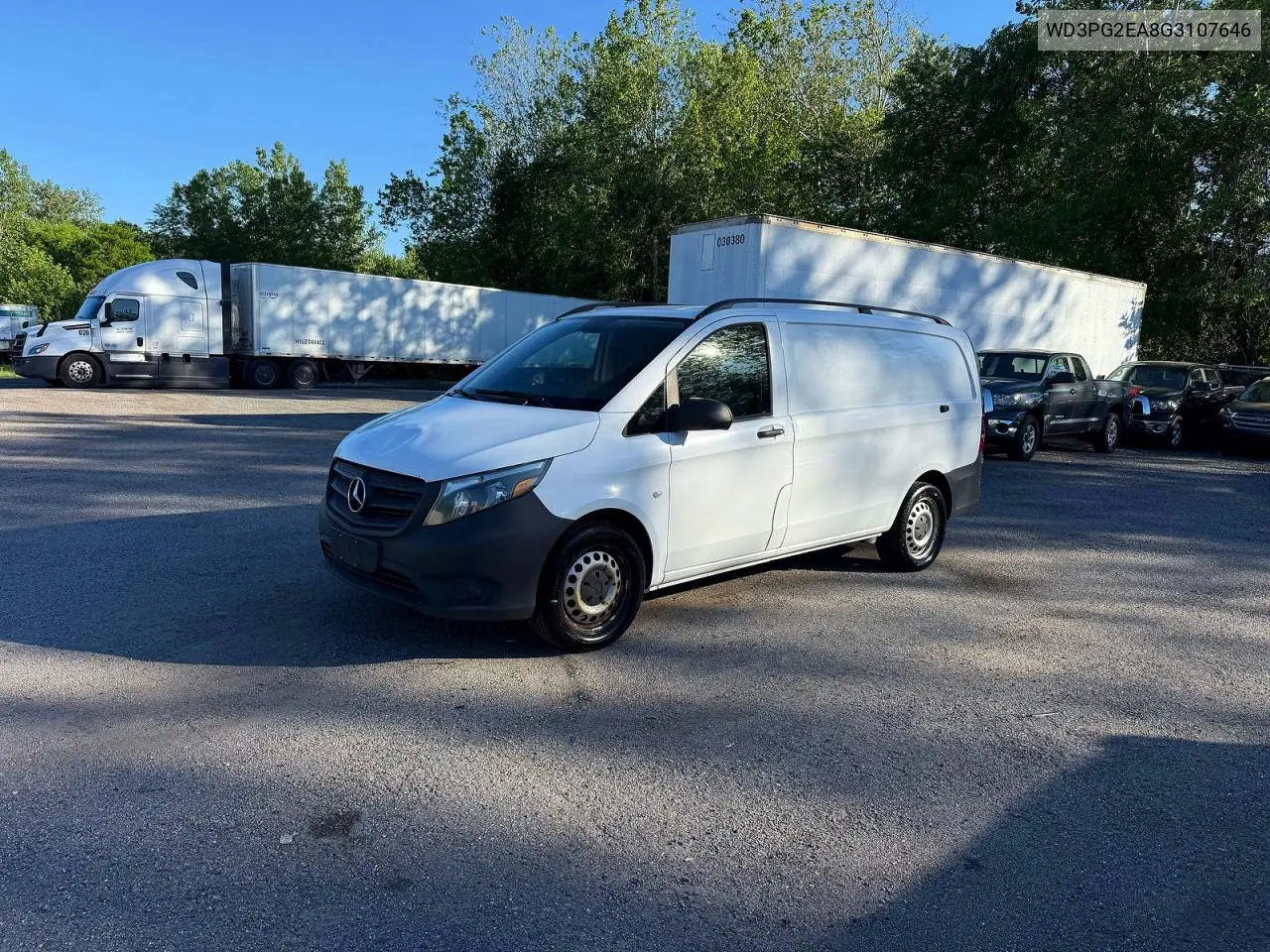 2016 Mercedes-Benz Metris VIN: WD3PG2EA8G3107646 Lot: 56544486