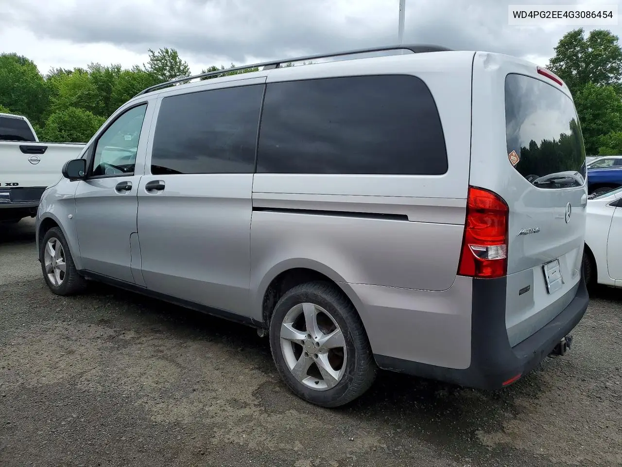 2016 Mercedes-Benz Metris VIN: WD4PG2EE4G3086454 Lot: 57944726