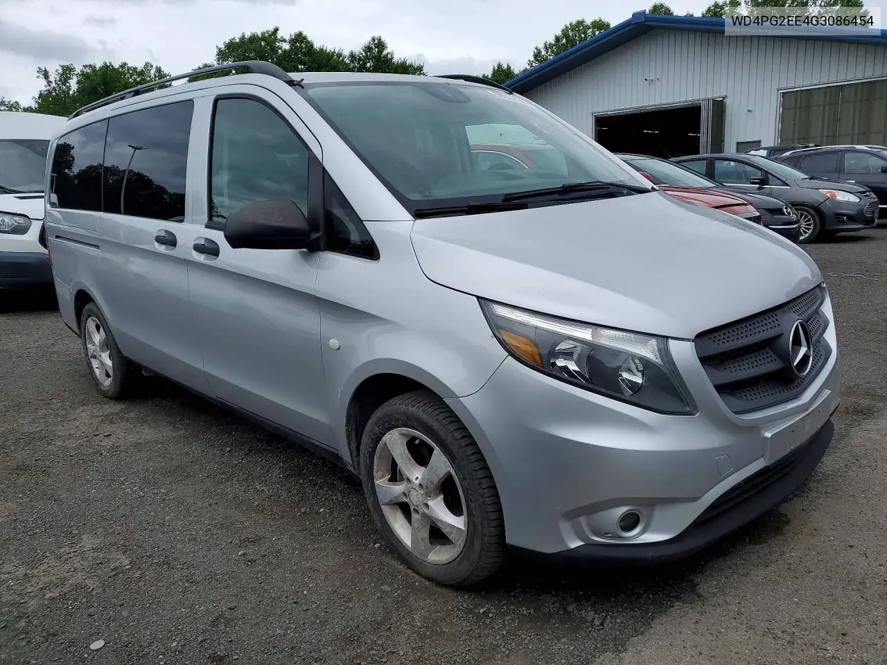 2016 Mercedes-Benz Metris VIN: WD4PG2EE4G3086454 Lot: 57944726