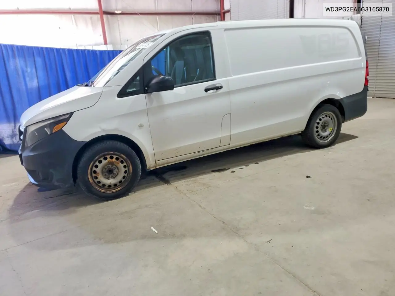 2016 Mercedes-Benz Metris VIN: WD3PG2EA6G3165870 Lot: 58742426