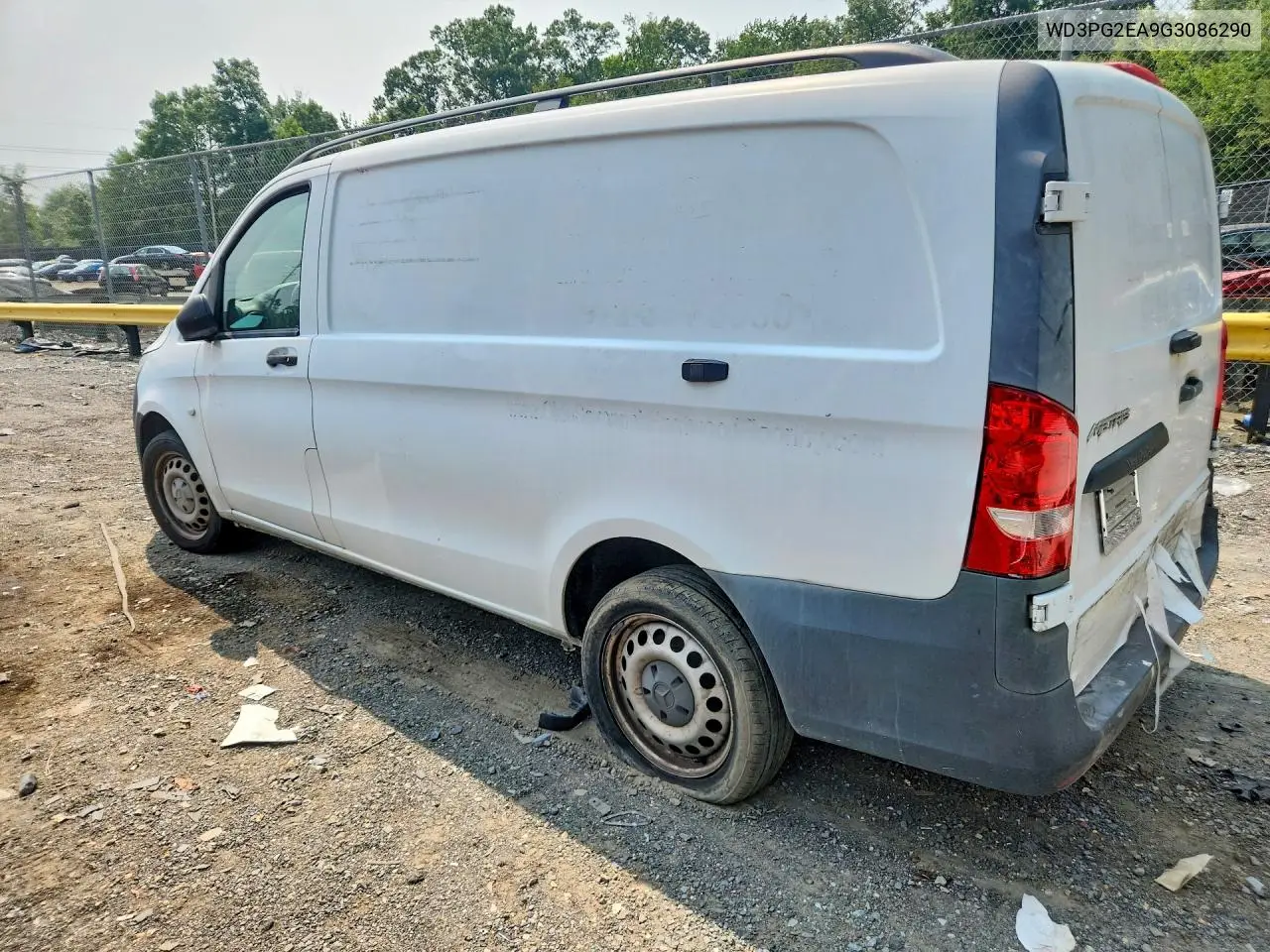 2016 Mercedes-Benz Metris VIN: WD3PG2EA9G3086290 Lot: 61208266