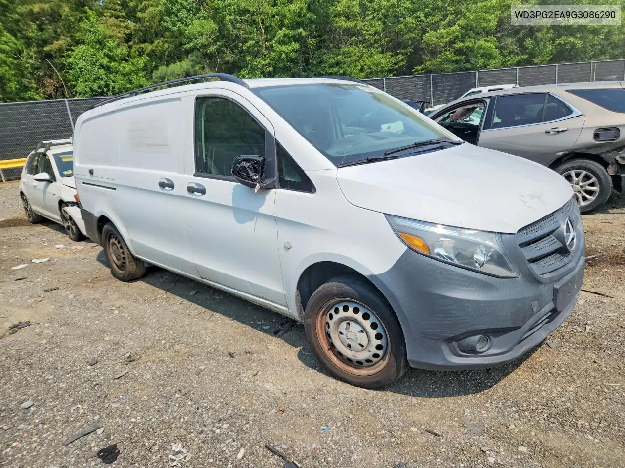 2016 Mercedes-Benz Metris VIN: WD3PG2EA9G3086290 Lot: 61208266