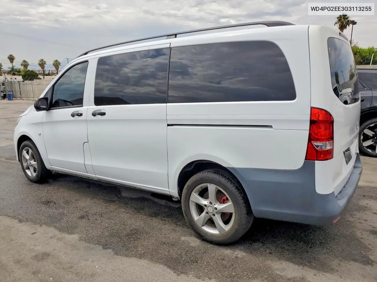 2016 Mercedes-Benz Metris VIN: WD4PG2EE3G3113255 Lot: 61871566