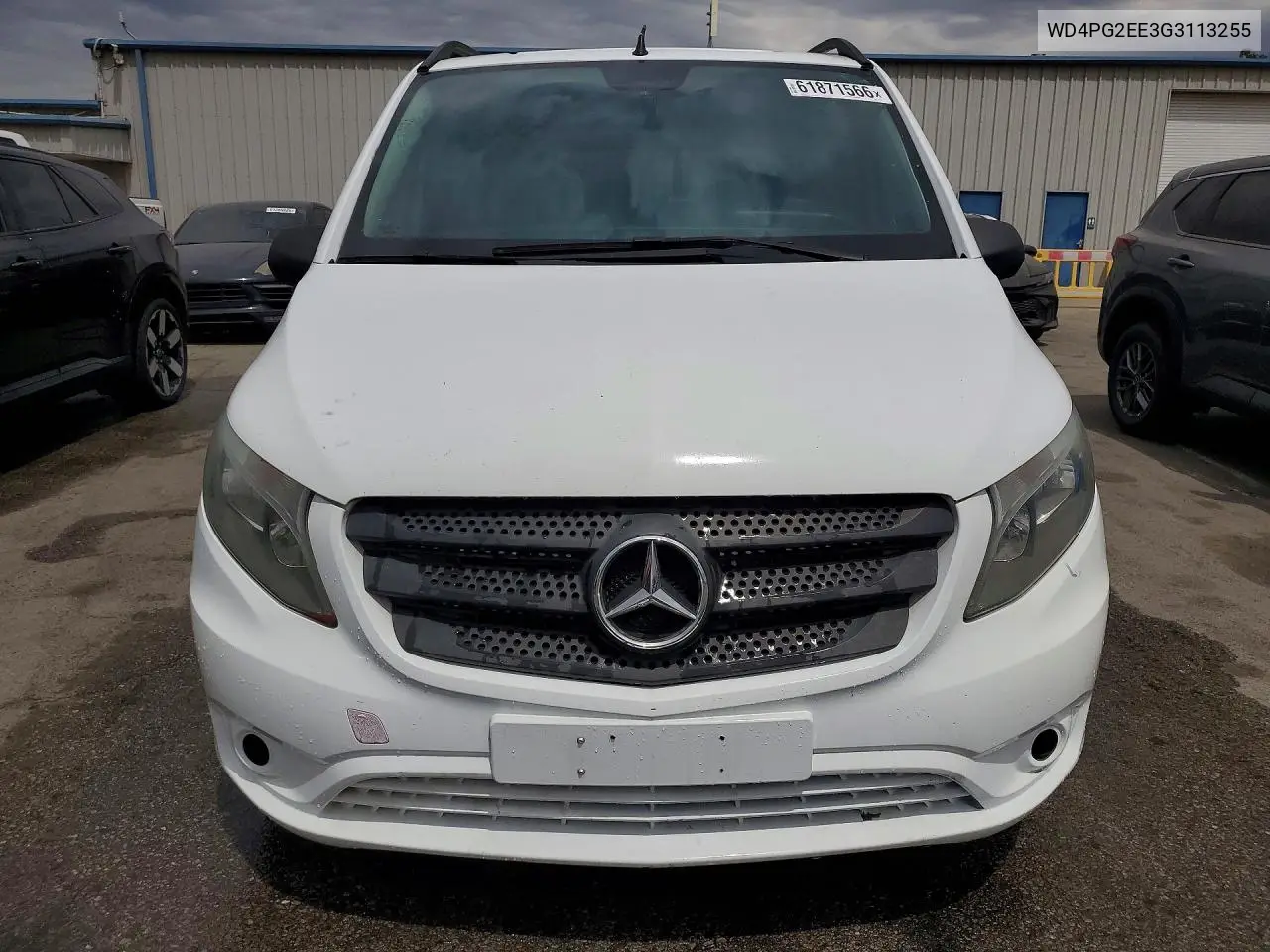 2016 Mercedes-Benz Metris VIN: WD4PG2EE3G3113255 Lot: 61871566