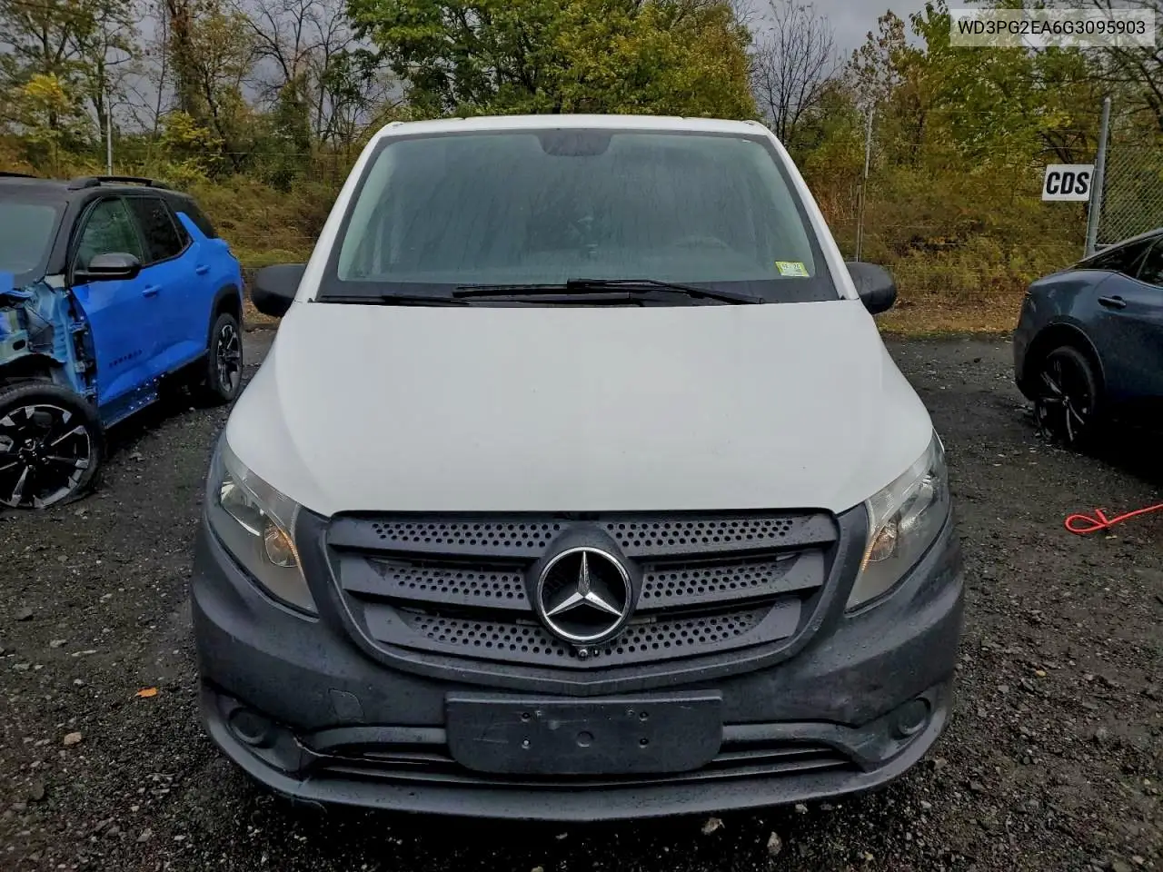 2016 Mercedes-Benz Metris VIN: WD3PG2EA6G3095903 Lot: 73265255
