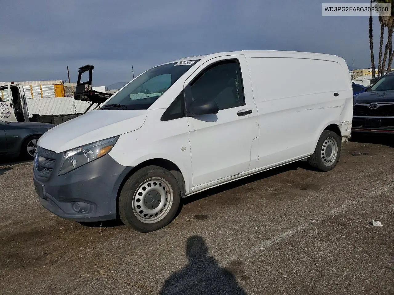 2016 Mercedes Benz Metris Delivery Van VIN: WD3PG2EA8G3083560 Lot: 74291255