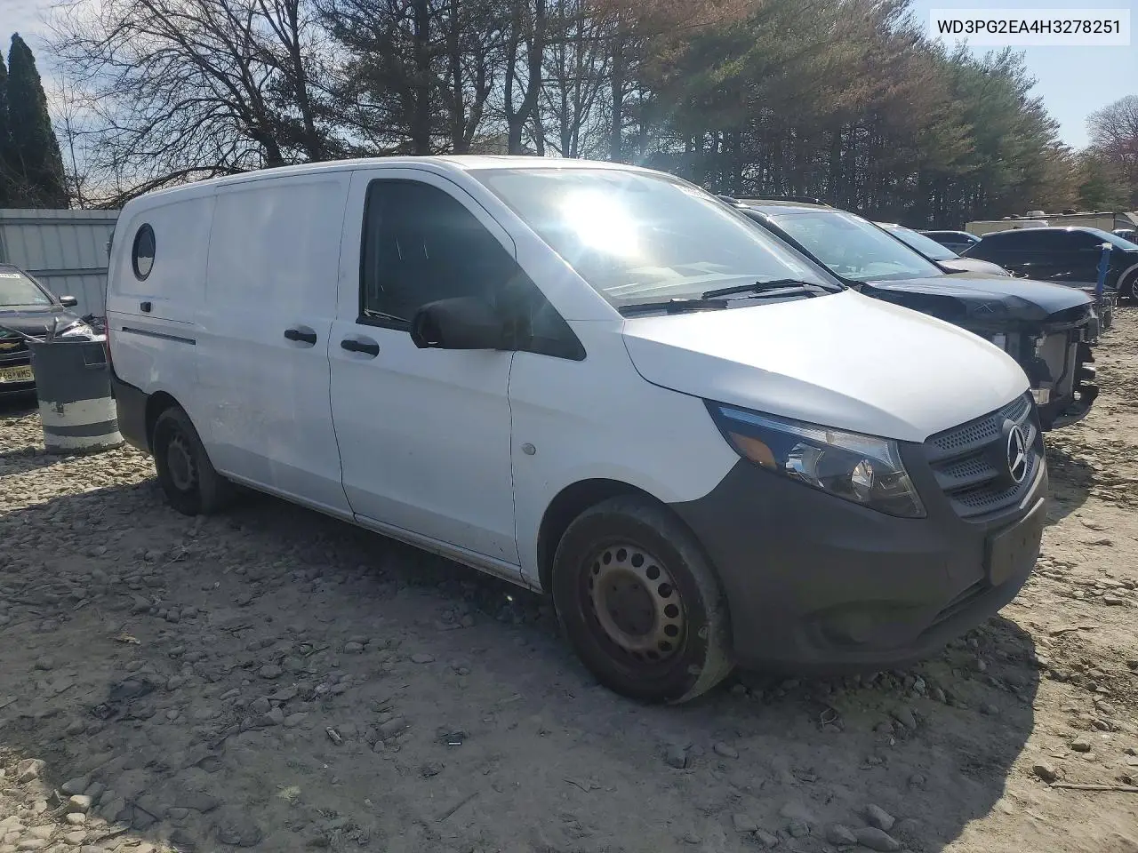 2017 Mercedes Benz Metris VIN: WD3PG2EA4H3278251 Lot: 47856916