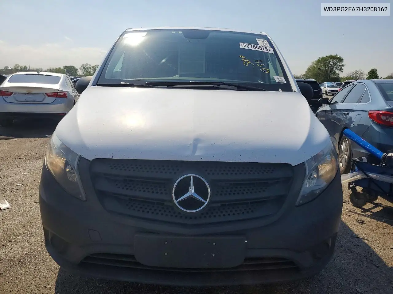 2017 Mercedes-Benz Metris VIN: WD3PG2EA7H3208162 Lot: 50768576