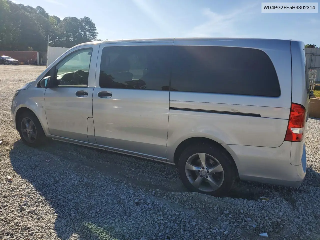 2017 Mercedes-Benz Metris VIN: WD4PG2EE5H3302314 Lot: 52019186