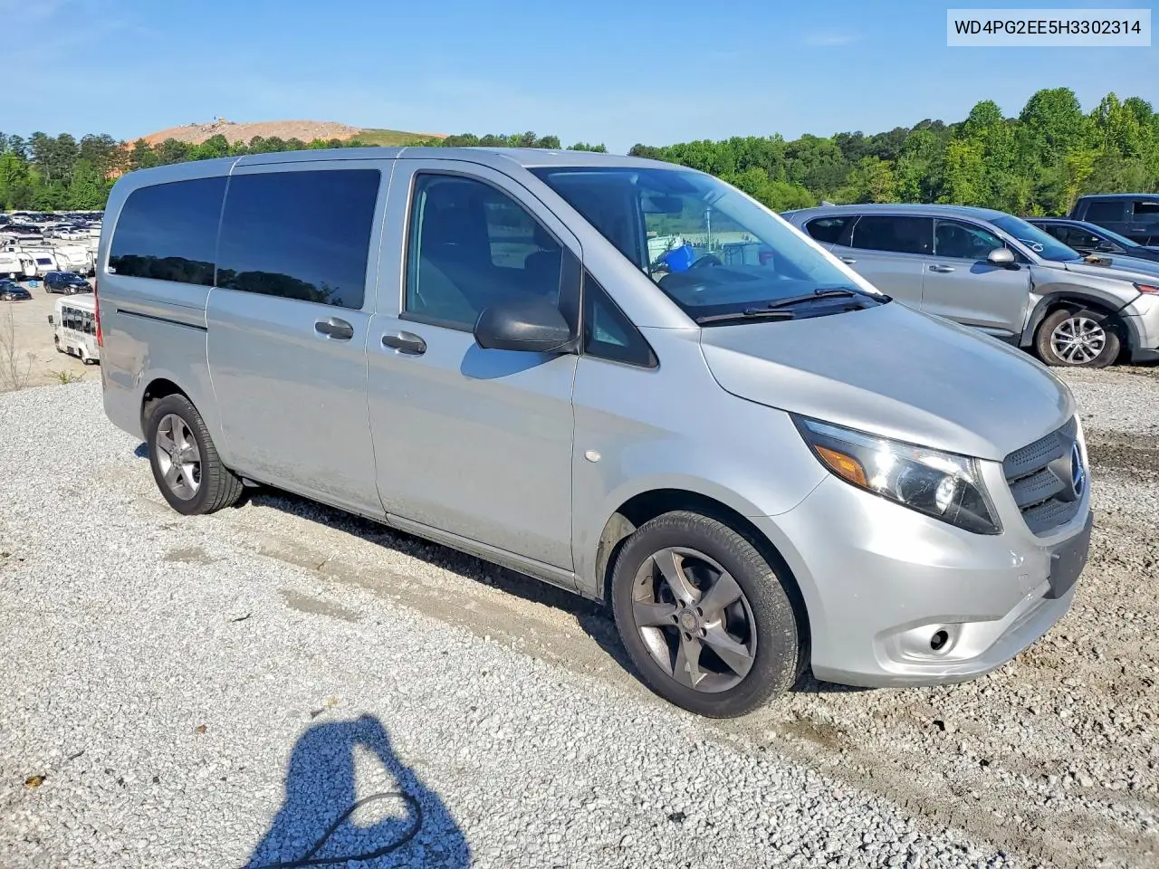 2017 Mercedes-Benz Metris VIN: WD4PG2EE5H3302314 Lot: 52019186