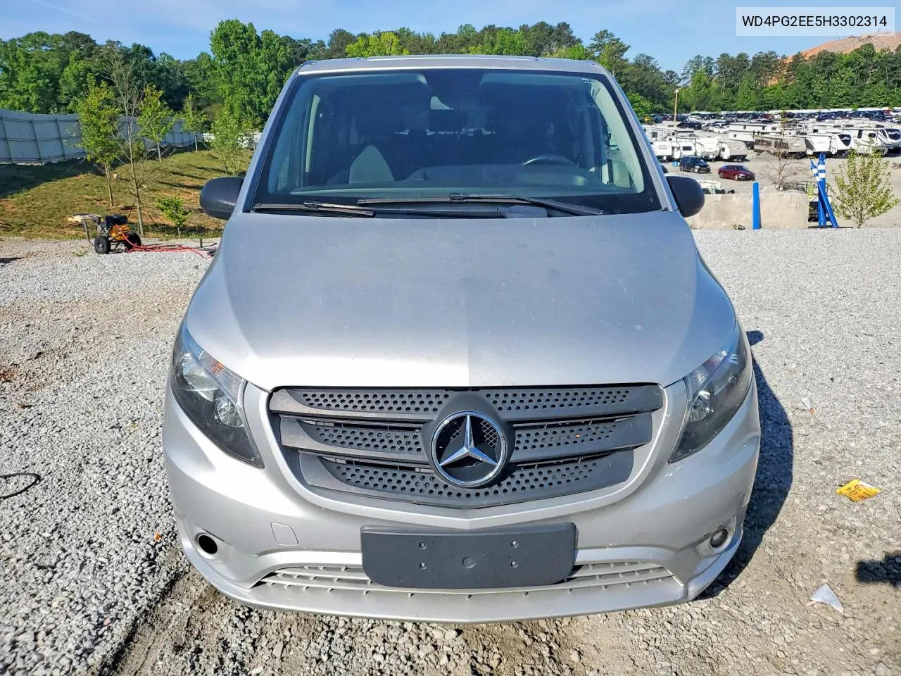 2017 Mercedes-Benz Metris VIN: WD4PG2EE5H3302314 Lot: 52019186