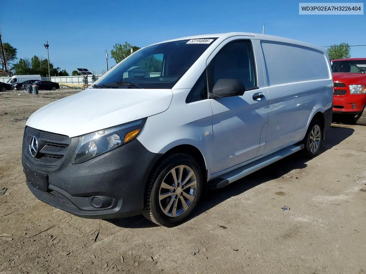 2017 Mercedes-Benz Metris VIN: WD3PG2EA7H3226404 Lot: 53194806